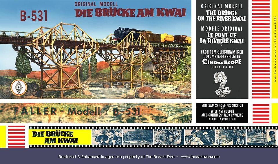 Faller Bridge over River Kwai w Side Panels